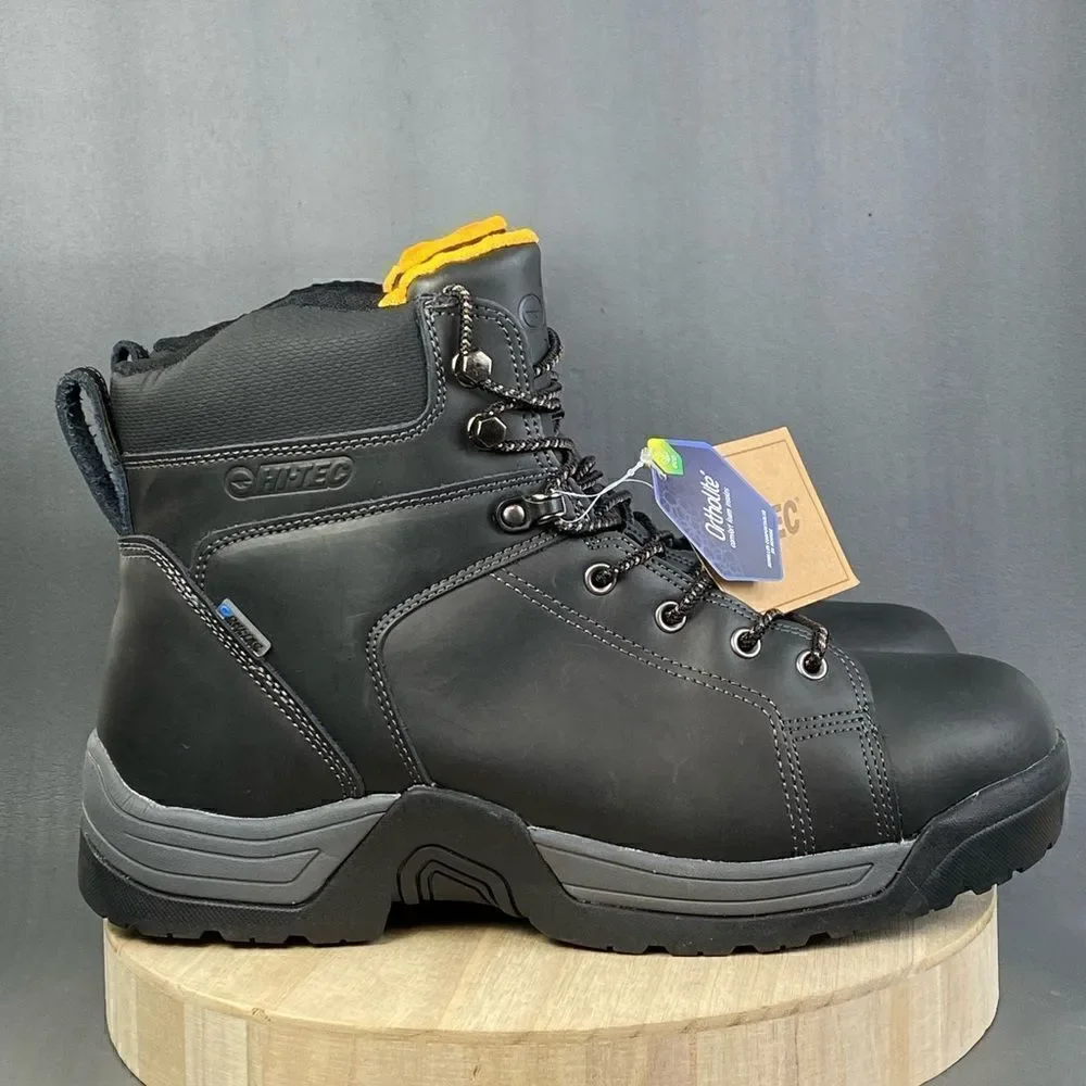 Hi-Tech Trencher Workboot shoe Soft Toe Men's Size 12 Black